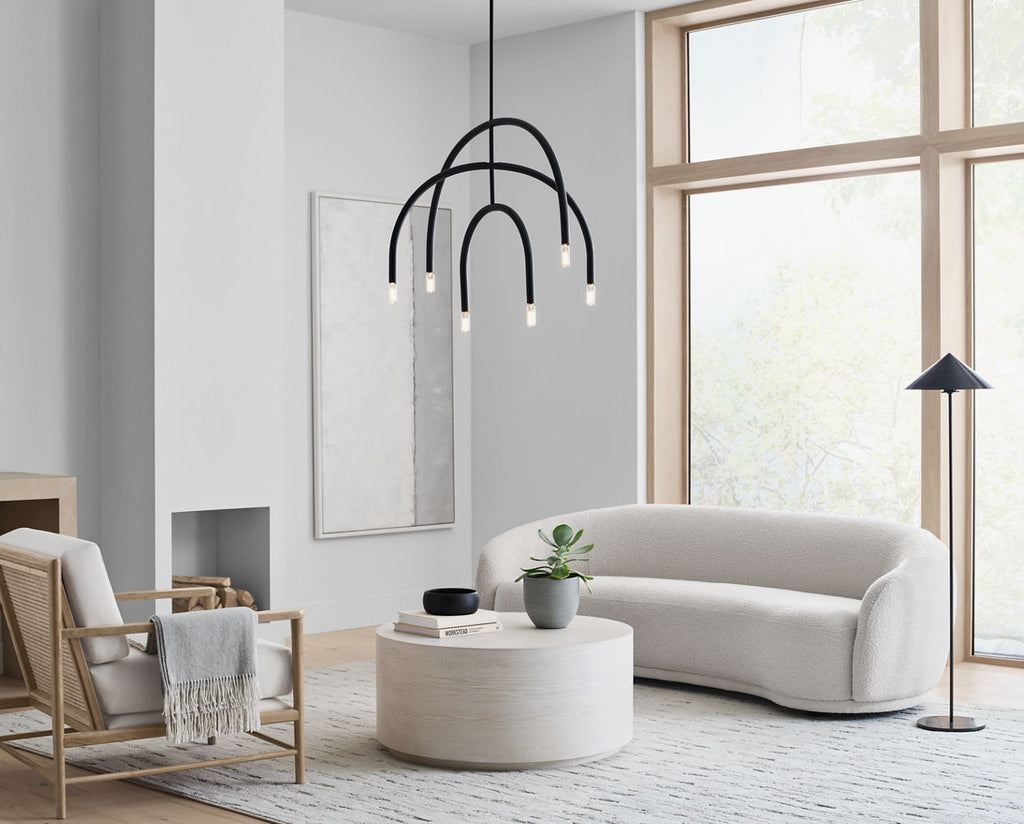 Hadden Large Chandelier Midnight Black