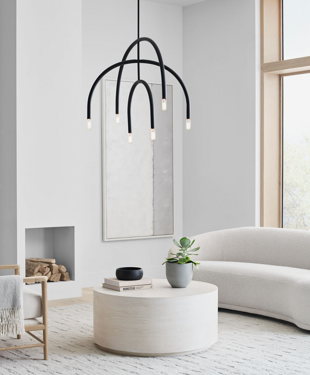 Hadden Large Chandelier Midnight Black