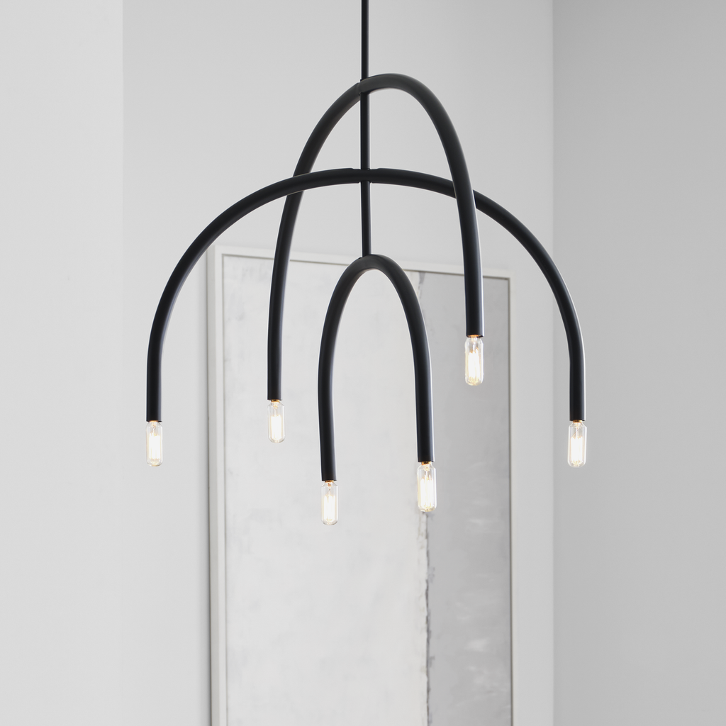 Hadden Large Chandelier Midnight Black