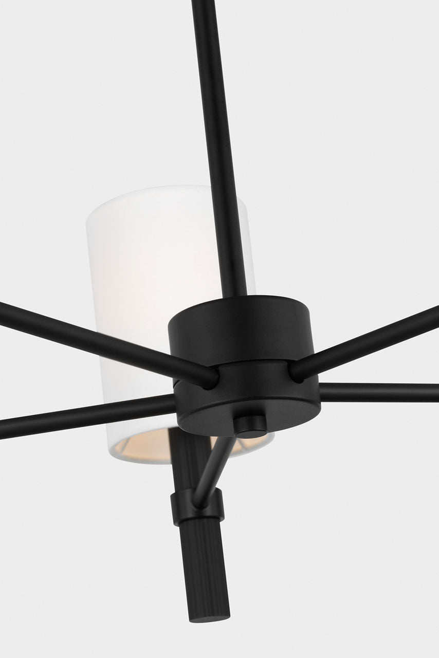Manor Medium Chandelier Midnight Black