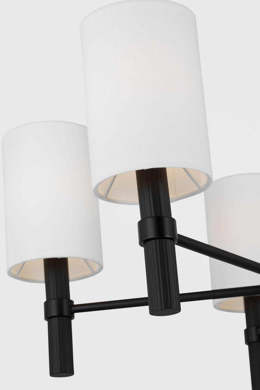 Manor Medium Chandelier Midnight Black