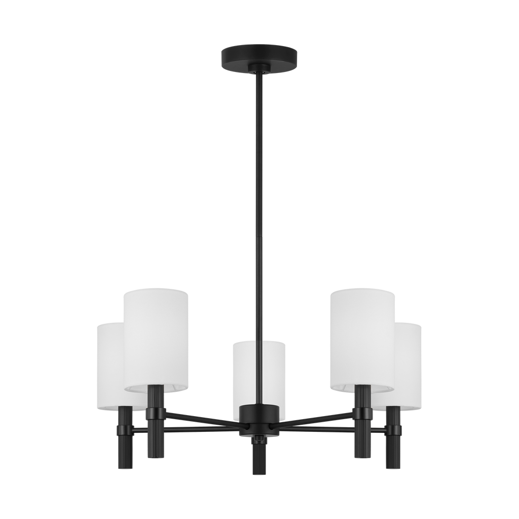 Manor Medium Chandelier Midnight Black