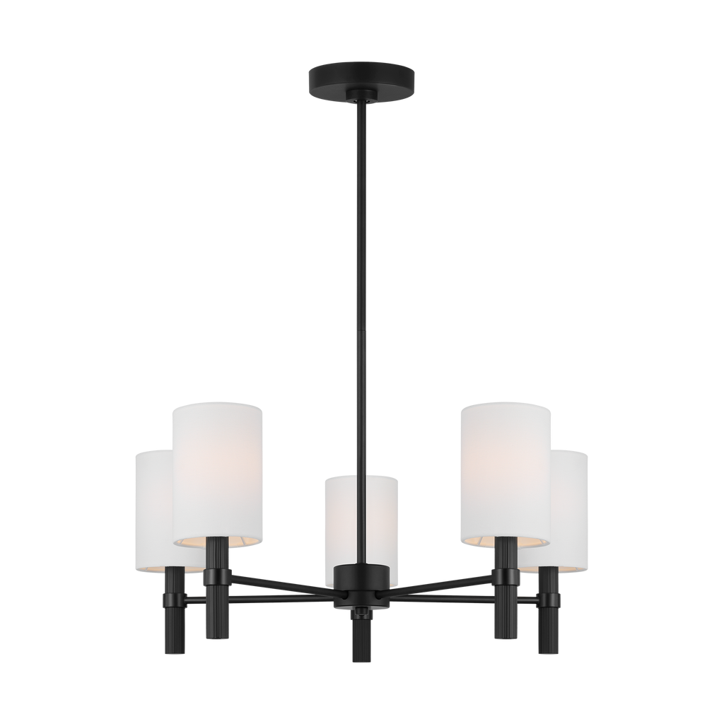 Manor Medium Chandelier Midnight Black