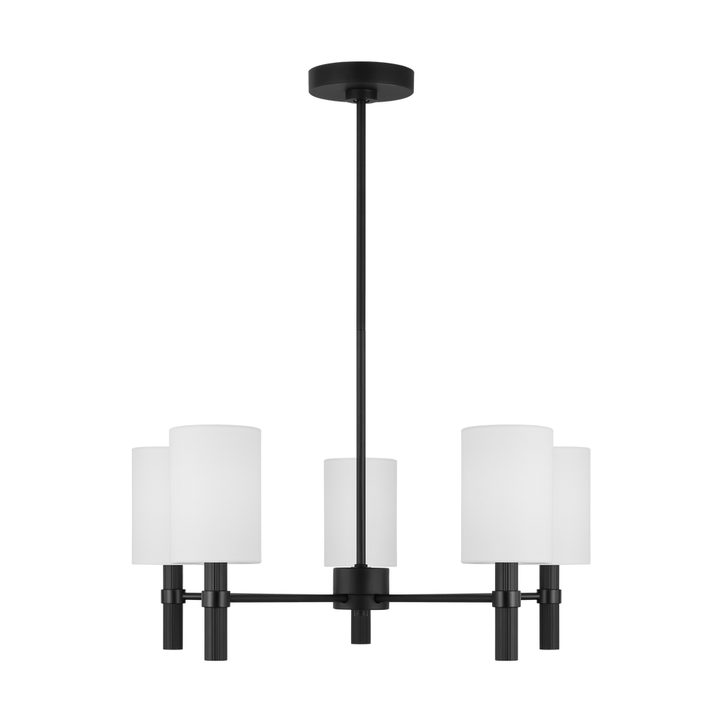 Manor Medium Chandelier Midnight Black
