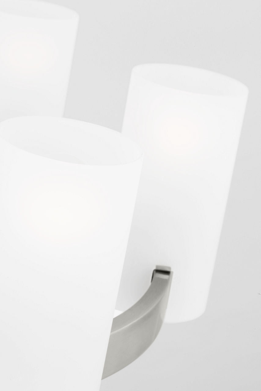 Rhode Medium Chandelier Brushed Steel