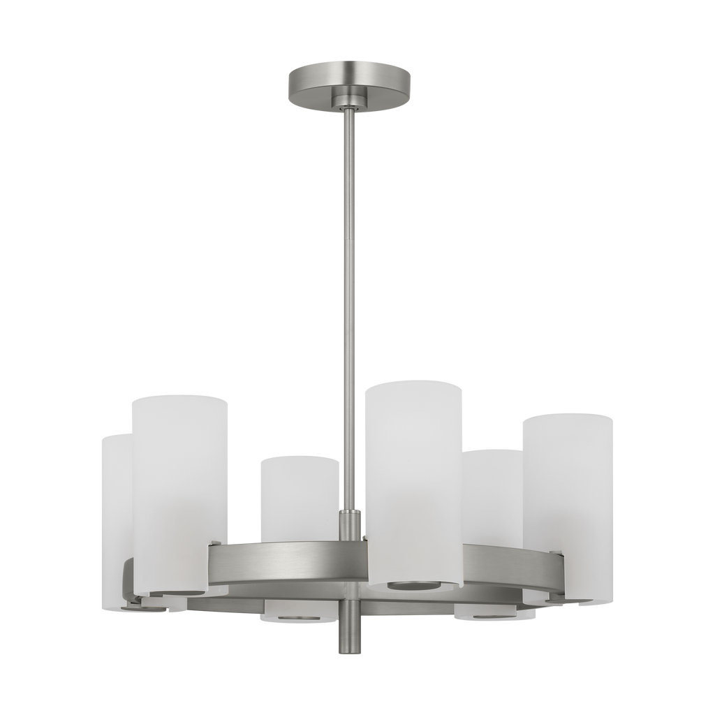 Rhode Medium Chandelier Brushed Steel