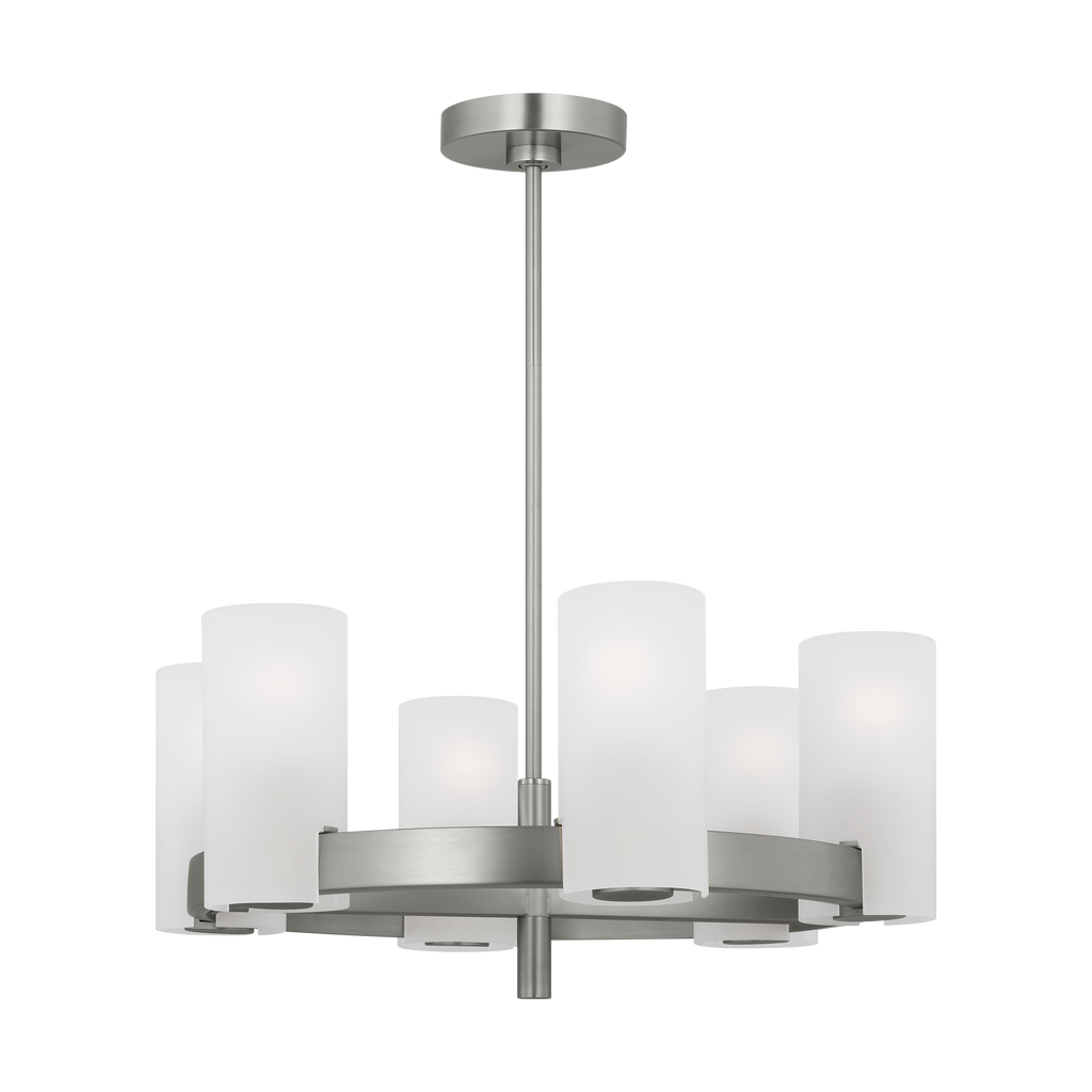 Rhode Medium Chandelier Brushed Steel