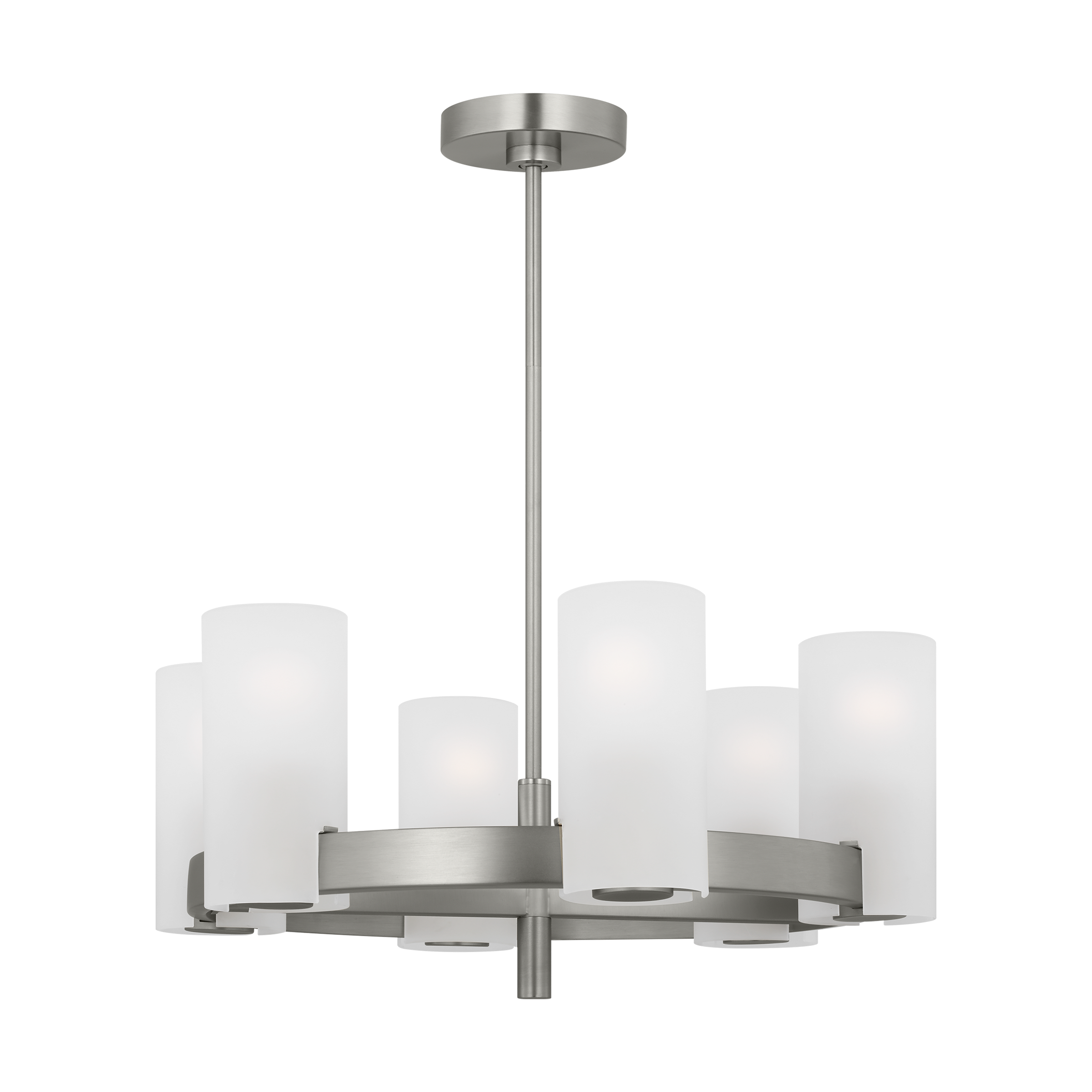 Rhode Medium Chandelier Brushed Steel