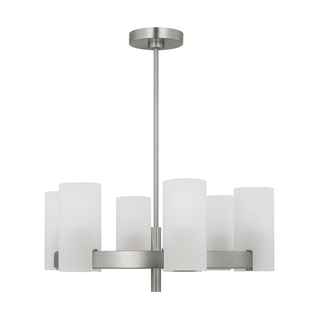 Rhode Medium Chandelier Brushed Steel