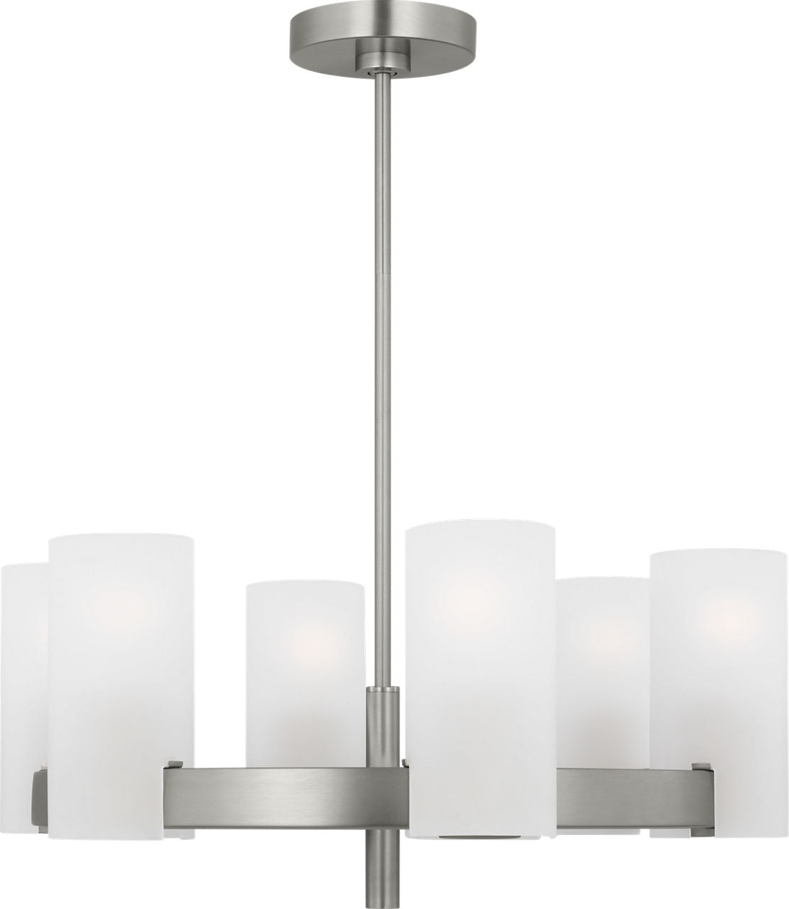 Rhode Medium Chandelier Brushed Steel