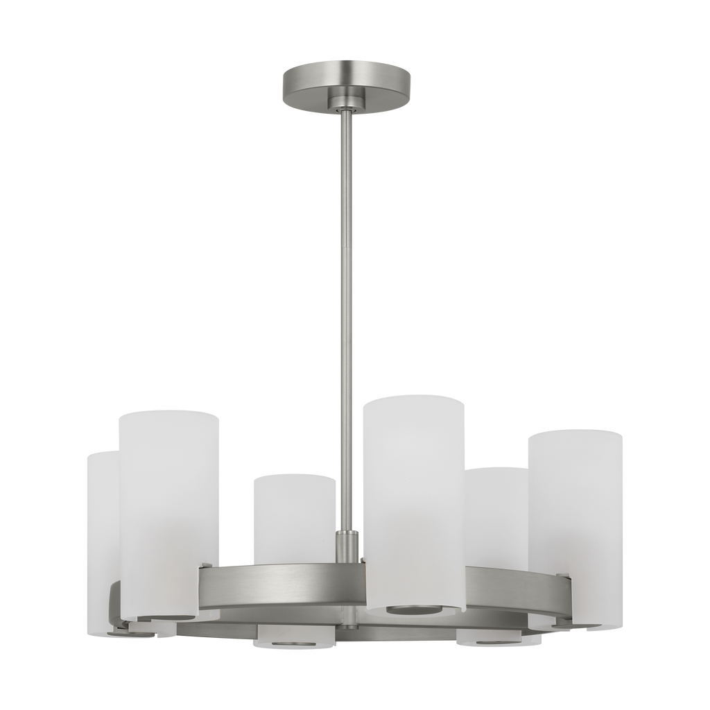 Rhode Medium Chandelier Brushed Steel