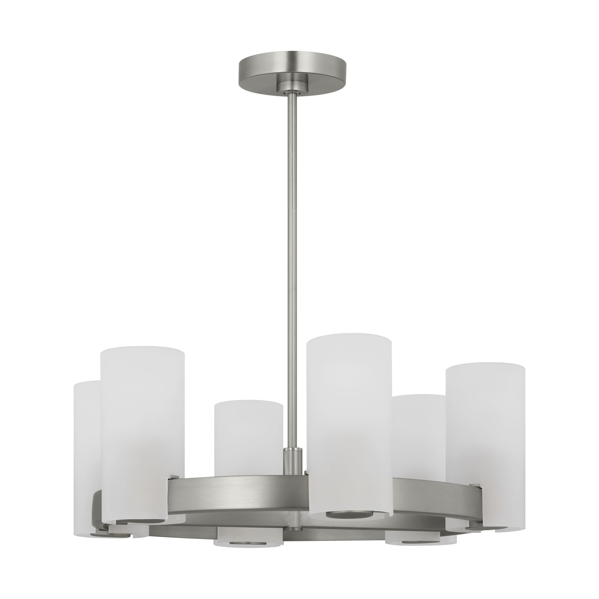 Rhode Medium Chandelier Brushed Steel