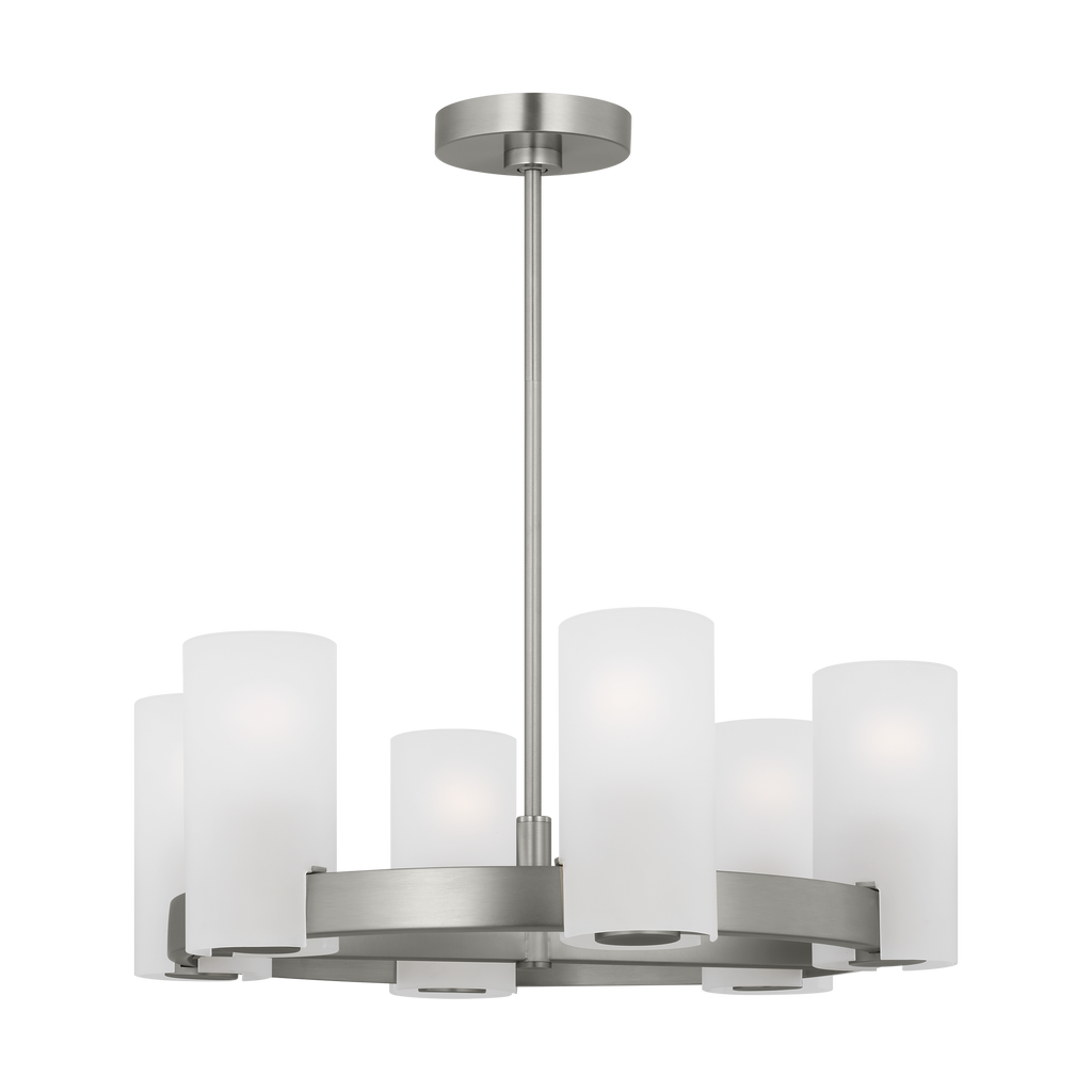 Rhode Medium Chandelier Brushed Steel