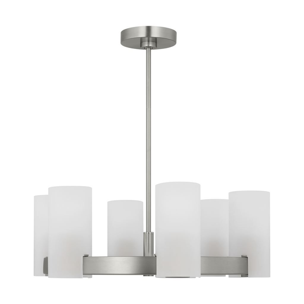 Rhode Medium Chandelier Brushed Steel