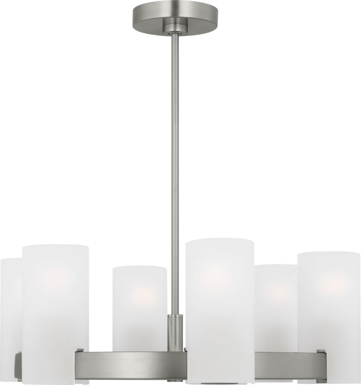 Rhode Medium Chandelier Brushed Steel