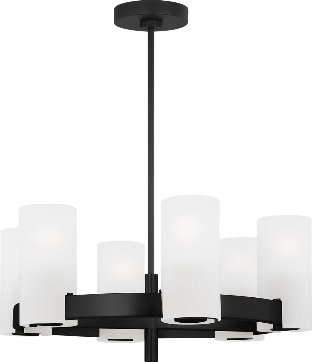Rhode Medium Chandelier Midnight Black