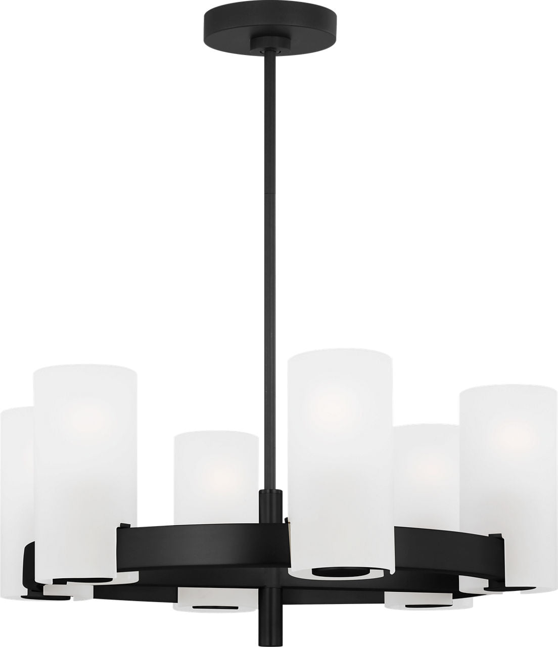 Rhode Medium Chandelier Midnight Black