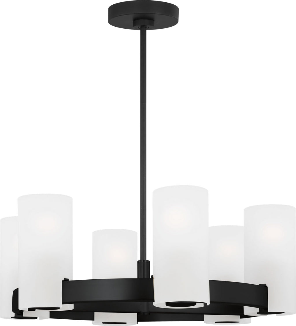 Rhode Medium Chandelier Midnight Black