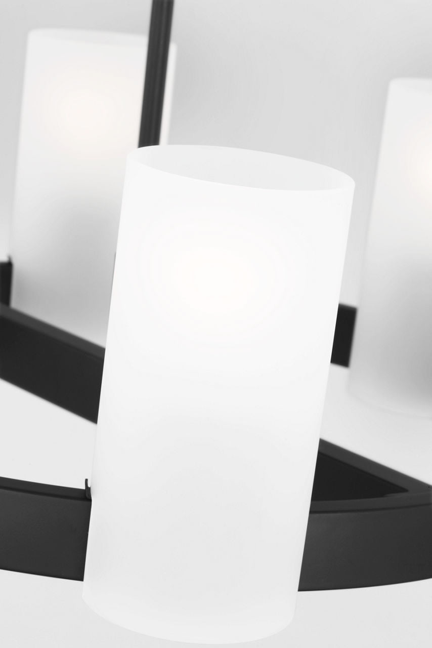 Rhode Medium Chandelier Midnight Black