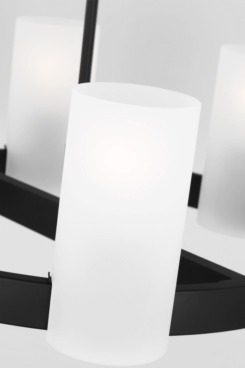 Rhode Medium Chandelier Midnight Black