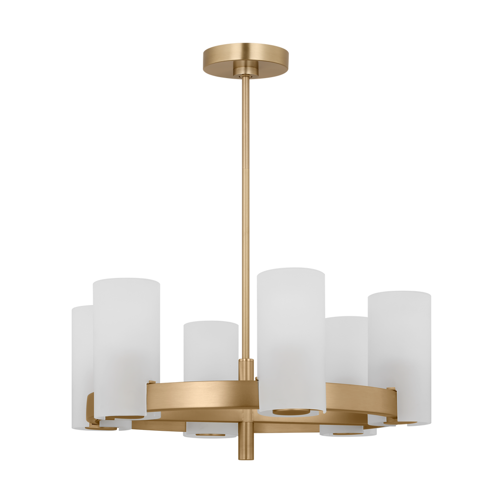 Rhode Medium Chandelier Satin Brass