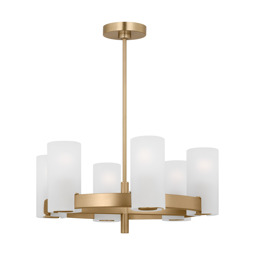 Rhode Medium Chandelier Satin Brass