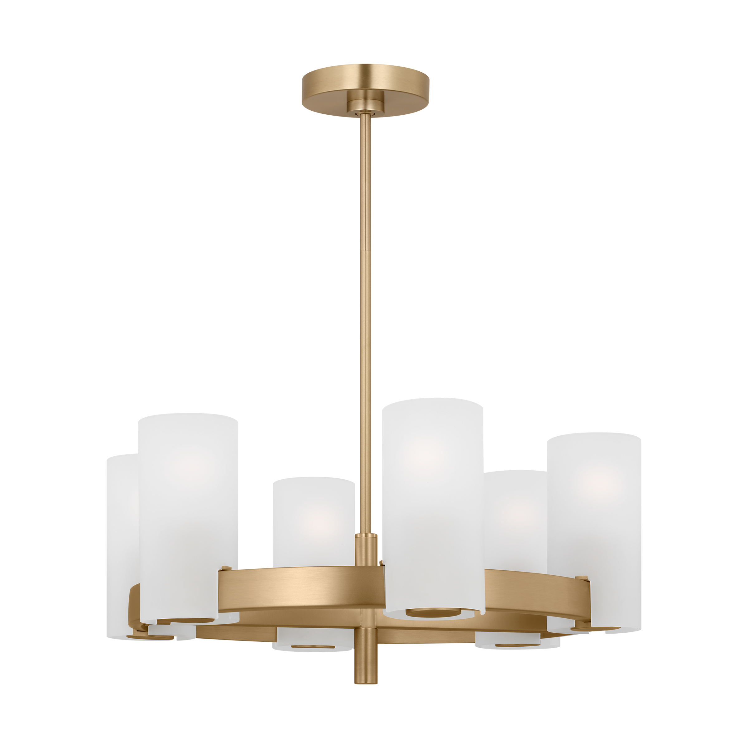 Rhode Medium Chandelier Satin Brass