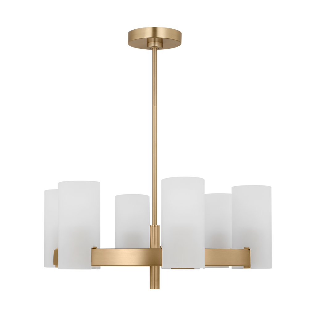 Rhode Medium Chandelier Satin Brass