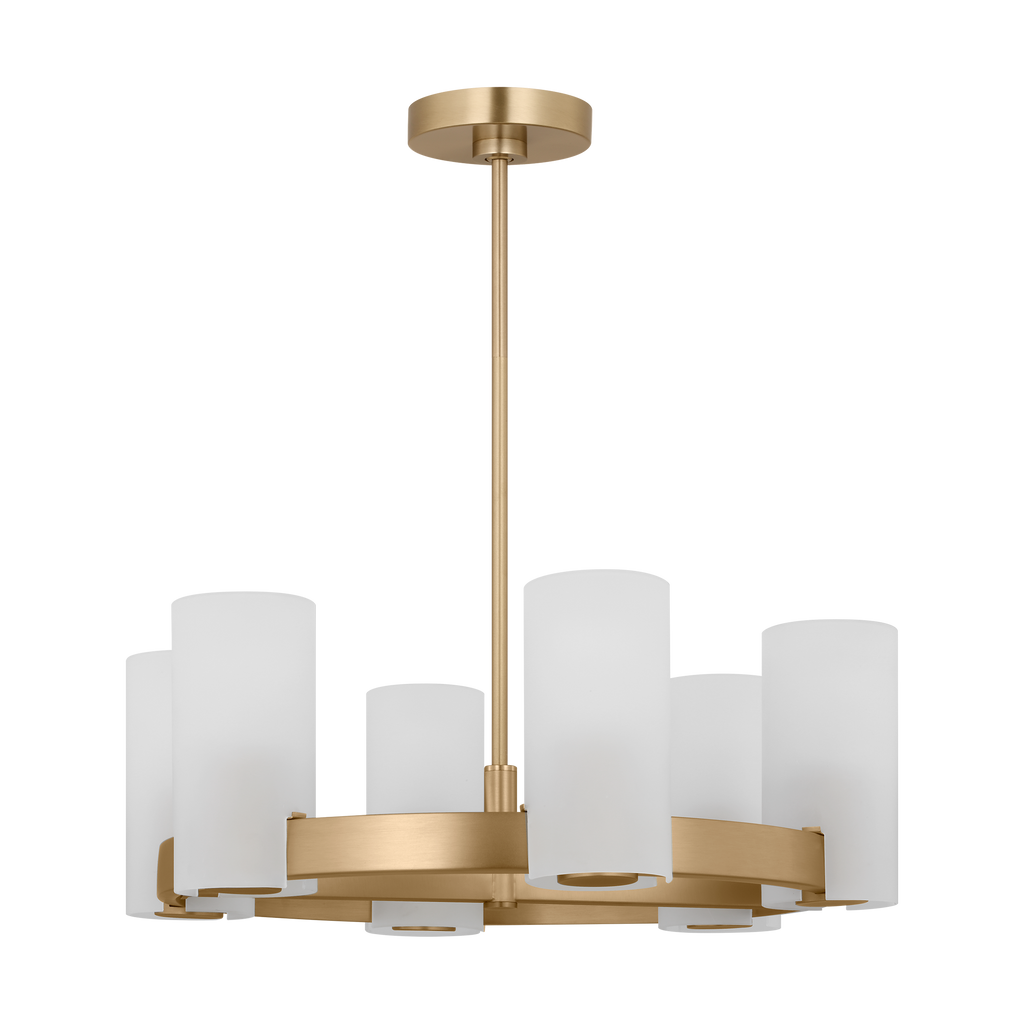 Rhode Medium Chandelier Satin Brass