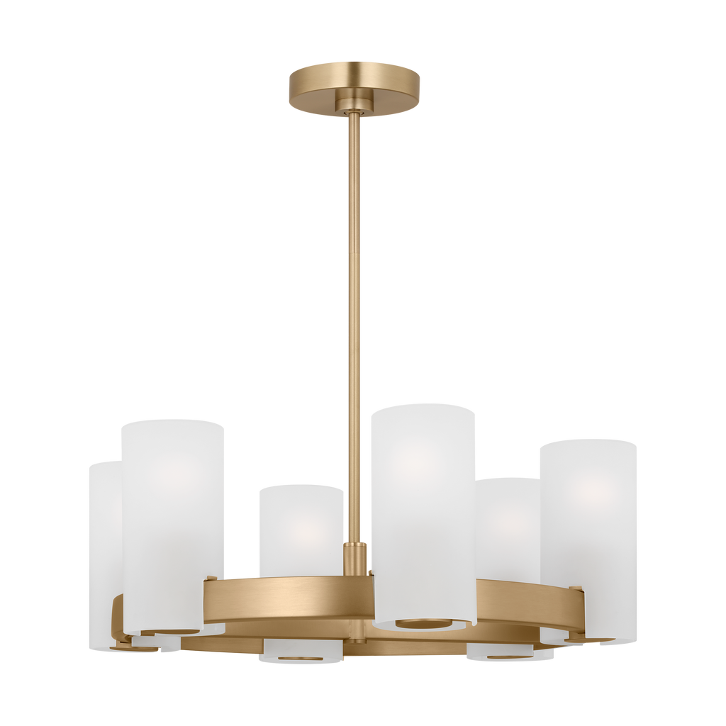 Rhode Medium Chandelier Satin Brass