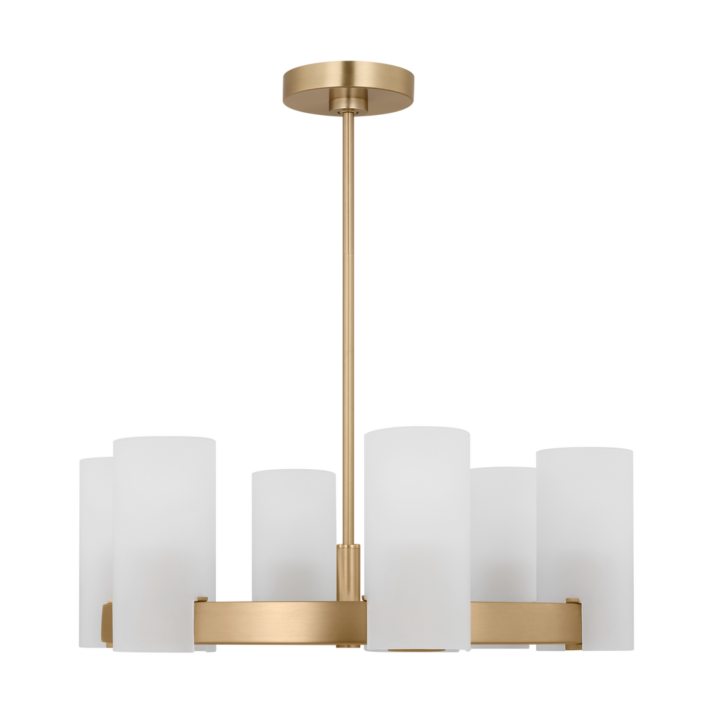 Rhode Medium Chandelier Satin Brass