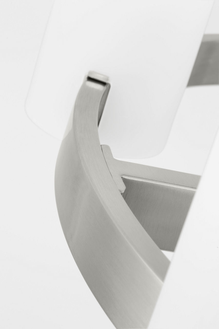Rhode Large Chandelier Brushed Steel
