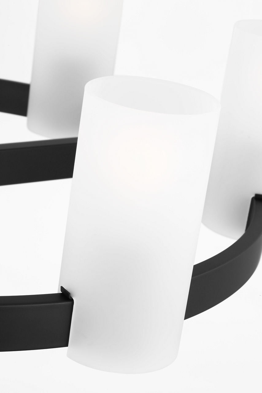 Rhode Large Chandelier Midnight Black