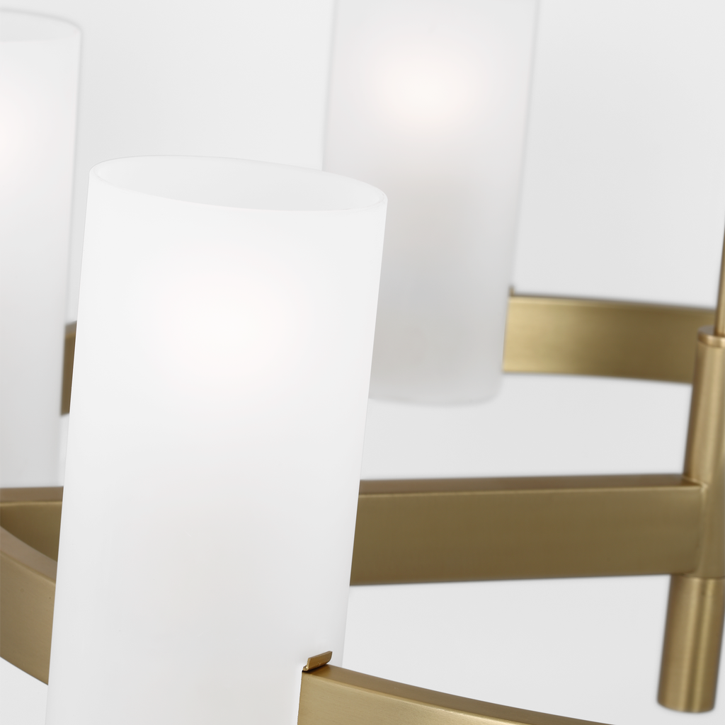 Rhode Large Chandelier Satin Brass