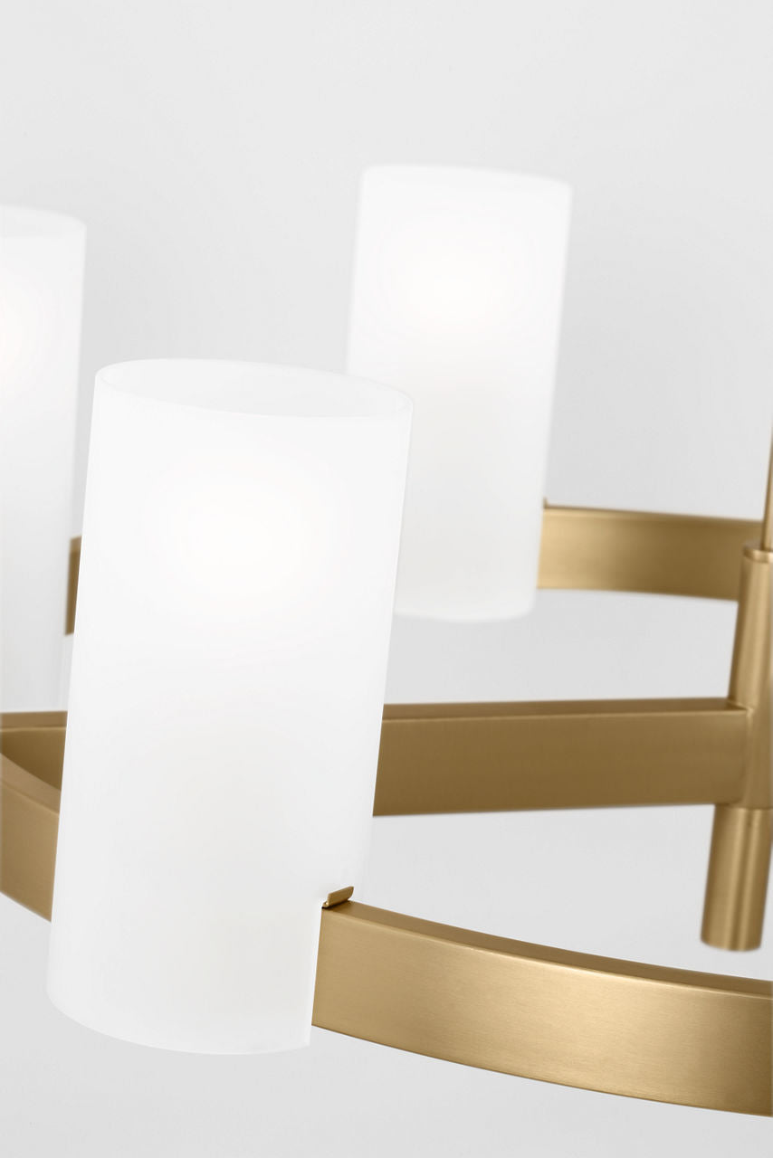 Rhode Large Chandelier Satin Brass