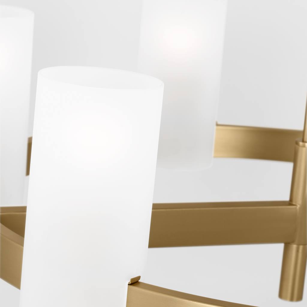 Rhode Large Chandelier Satin Brass