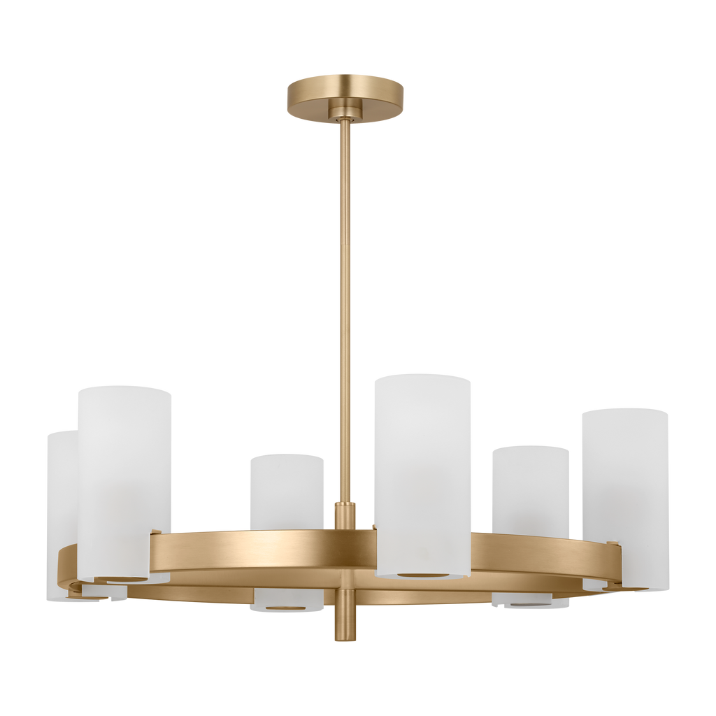 Rhode Large Chandelier Satin Brass