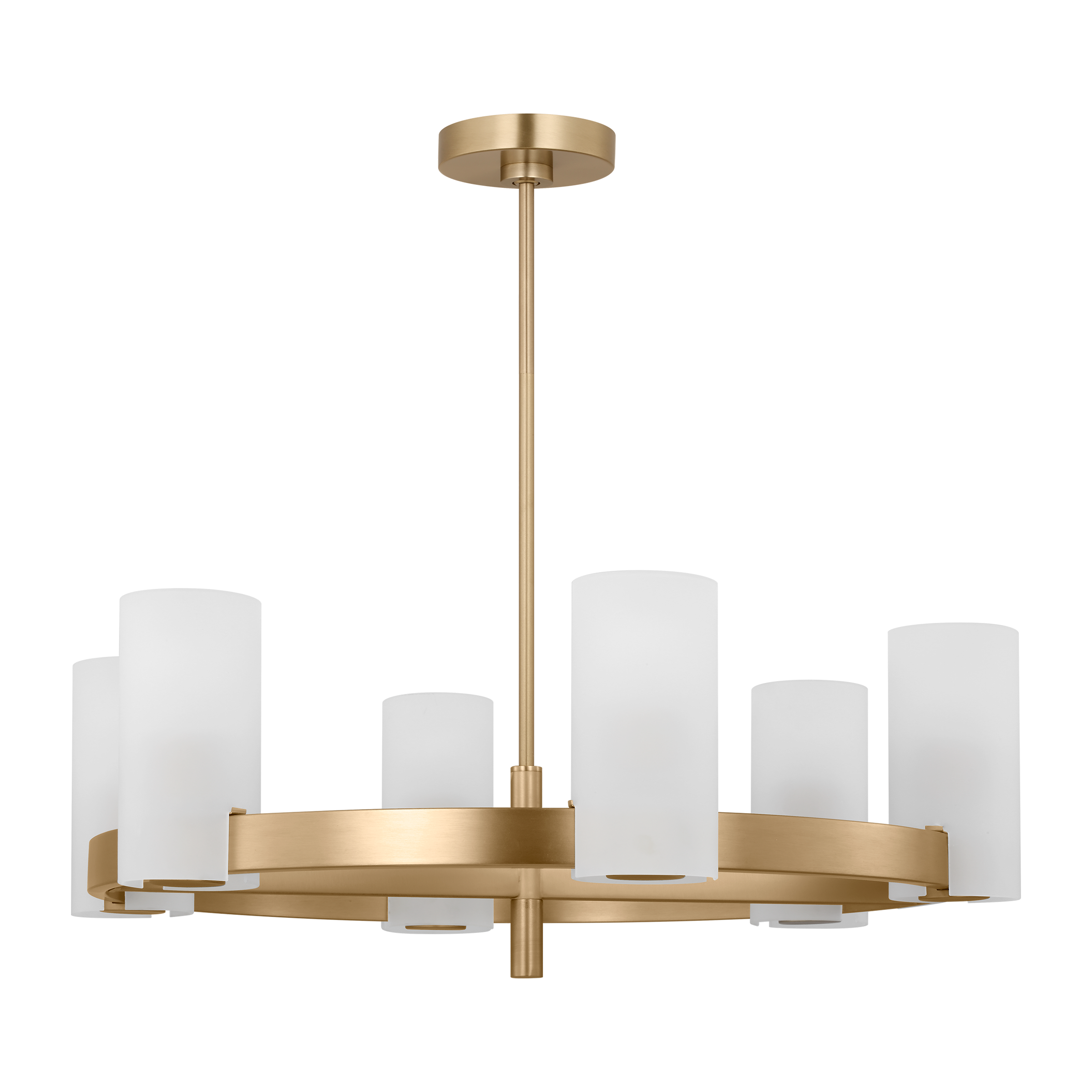 Rhode Large Chandelier Satin Brass