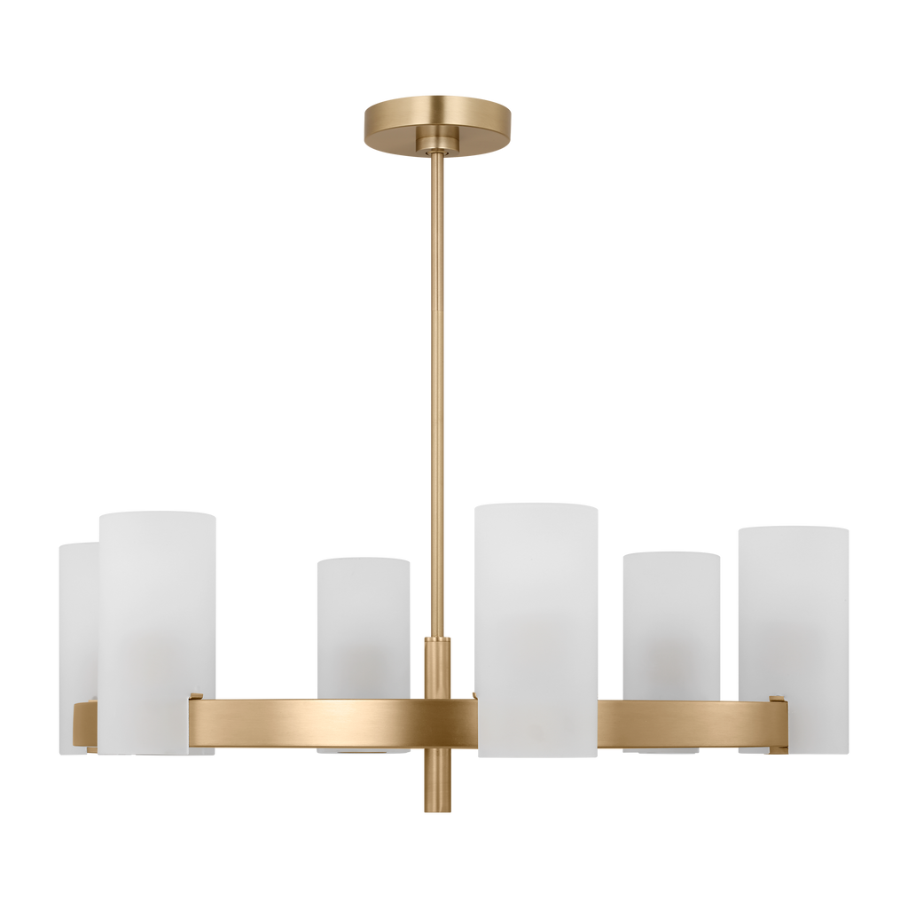 Rhode Large Chandelier Satin Brass