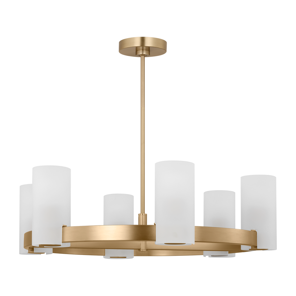 Rhode Large Chandelier Satin Brass