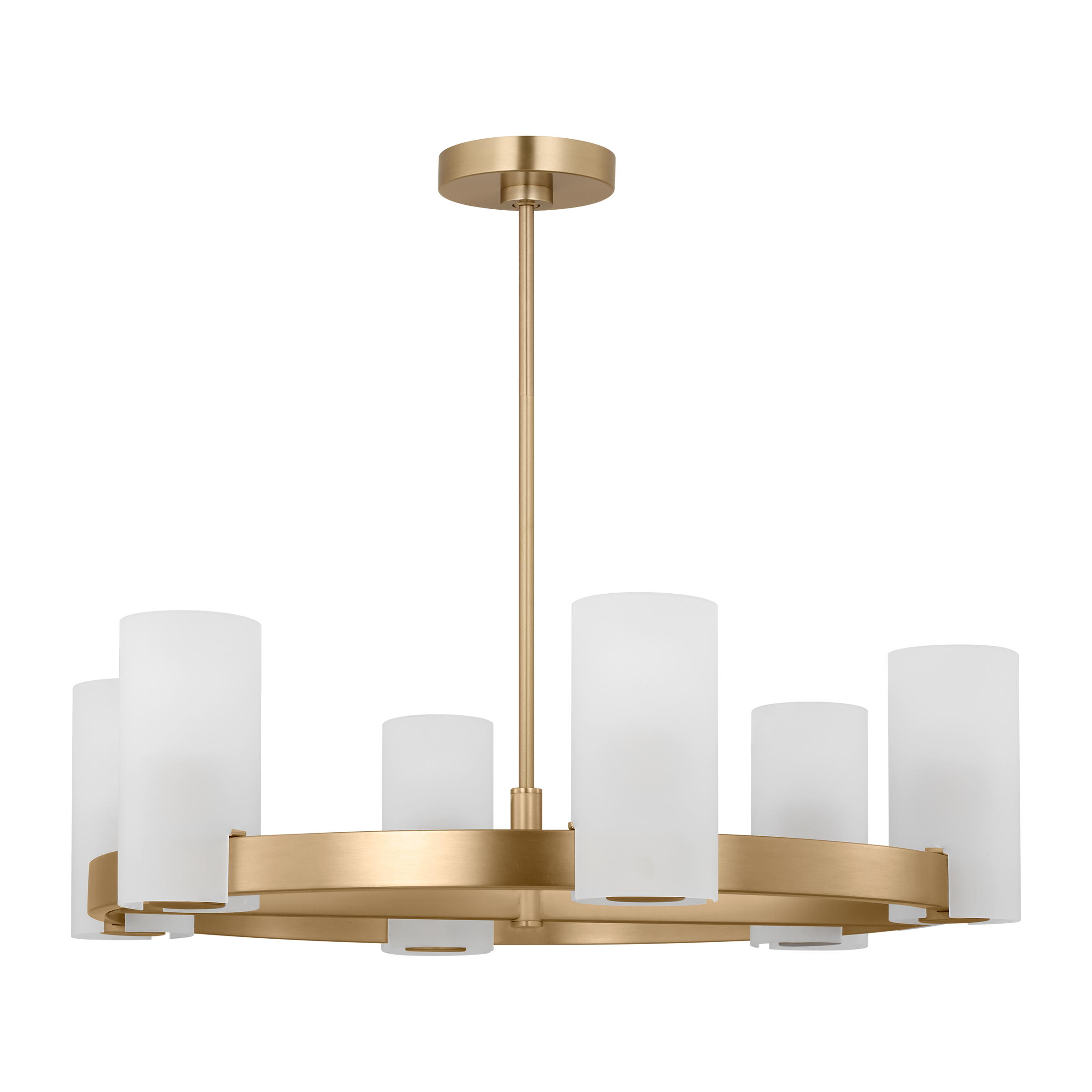 Rhode Large Chandelier Satin Brass