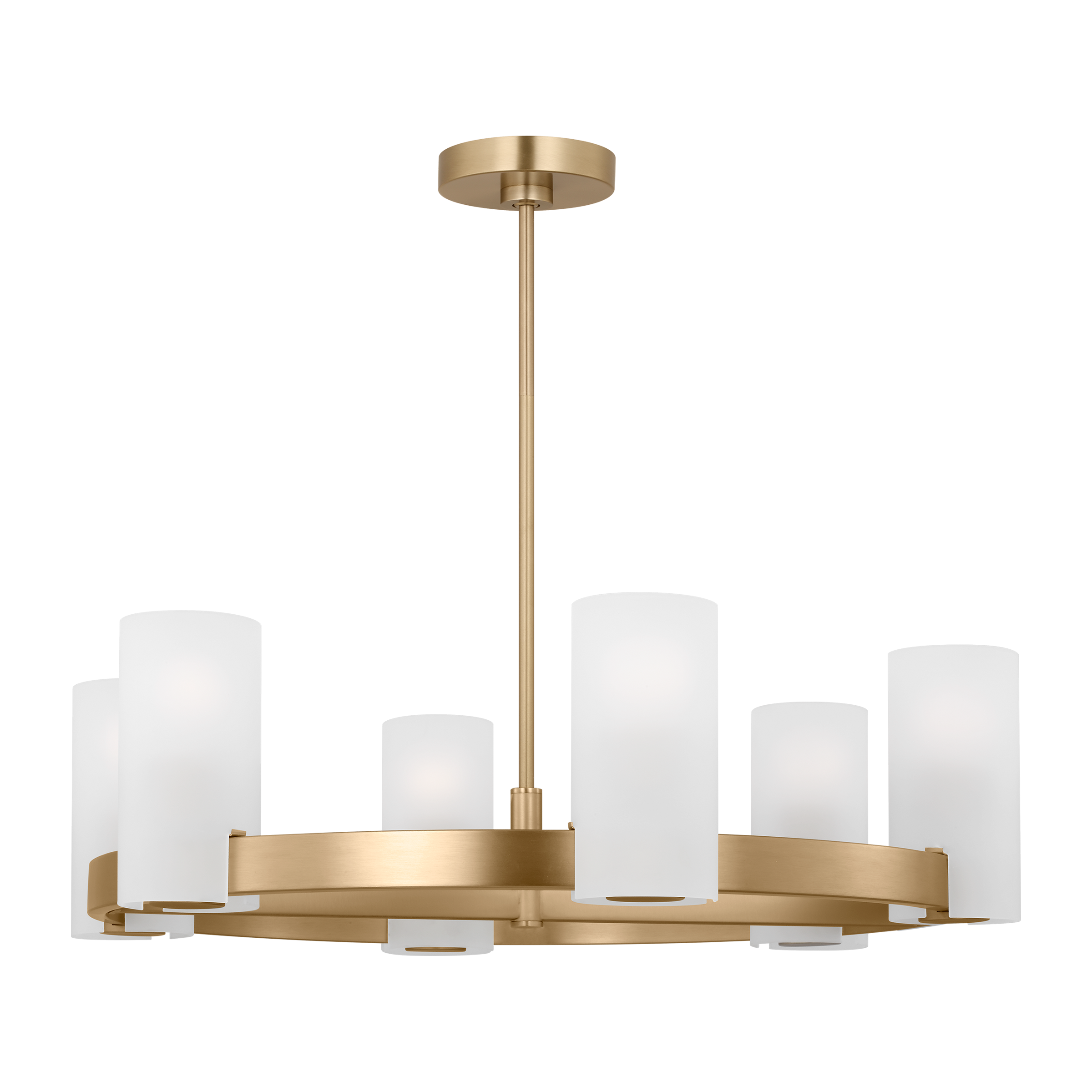 Rhode Large Chandelier Satin Brass