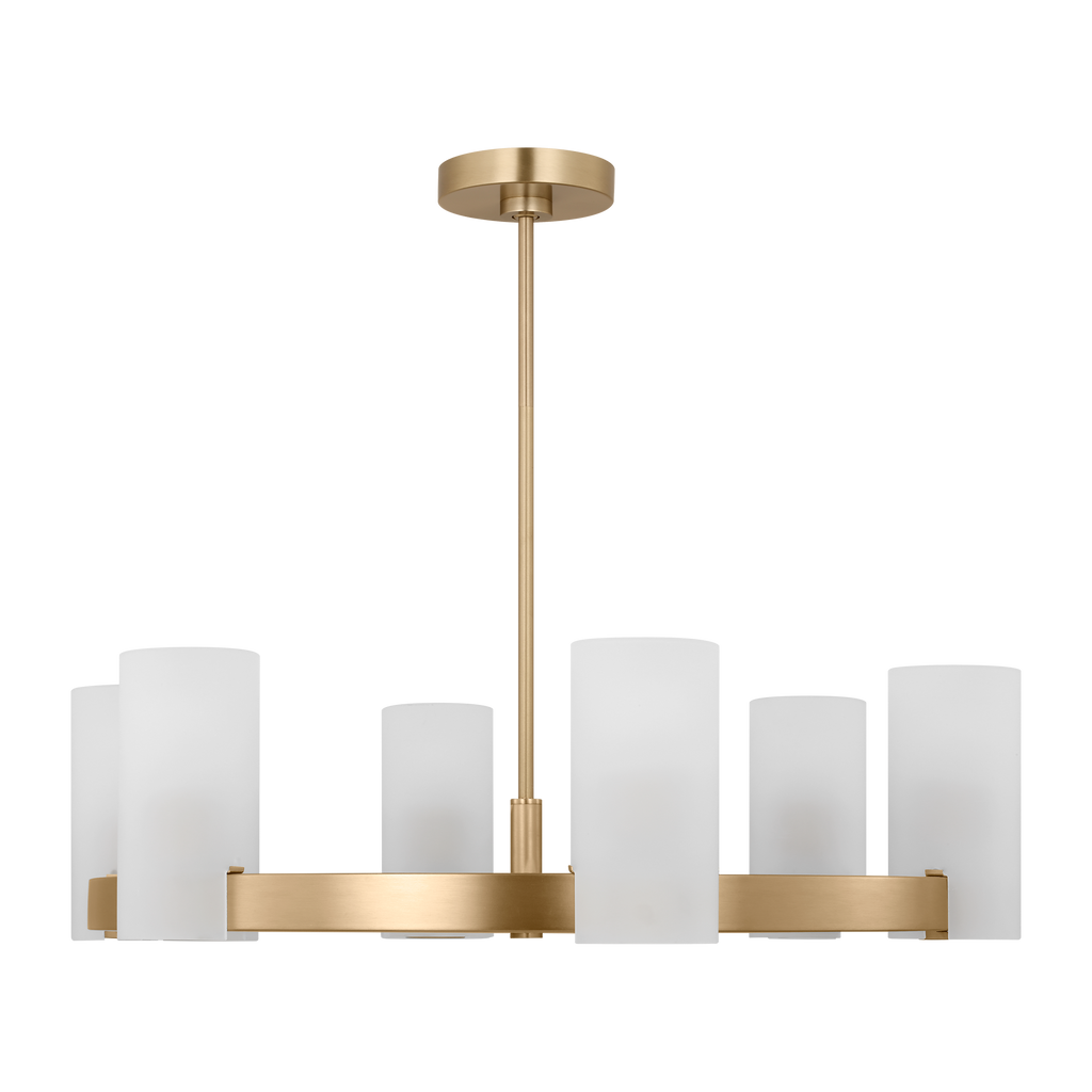 Rhode Large Chandelier Satin Brass