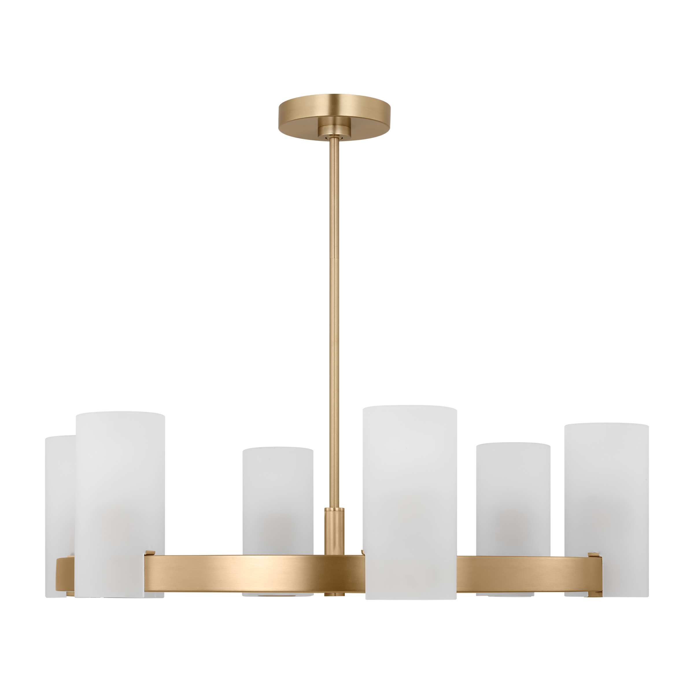 Rhode Large Chandelier Satin Brass