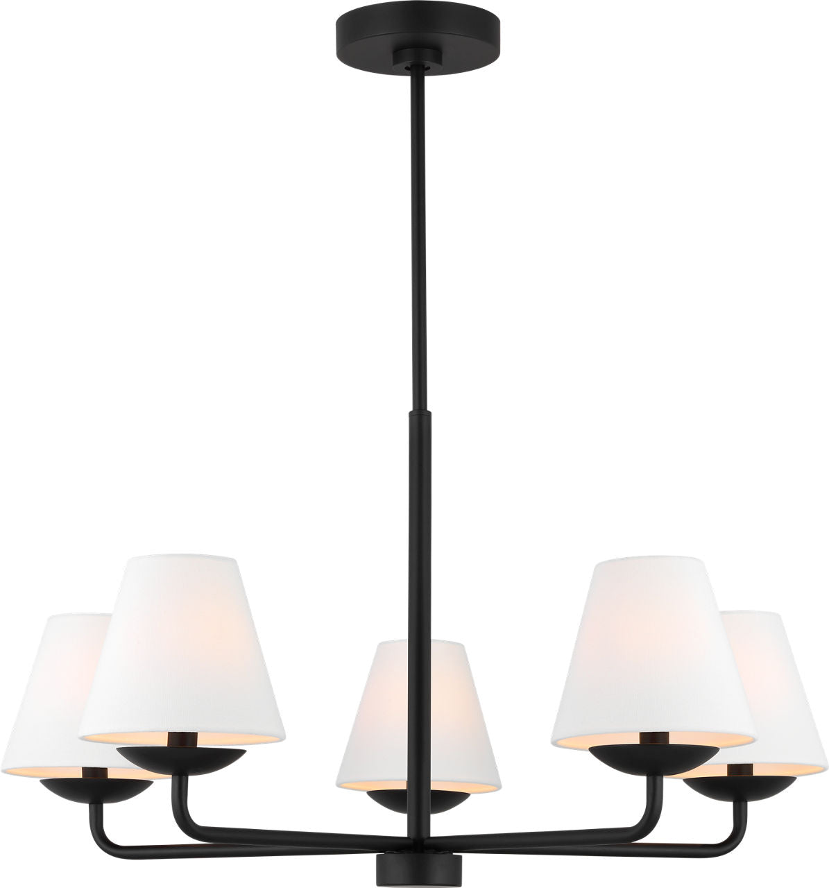 Albion Medium Chandelier Midnight Black