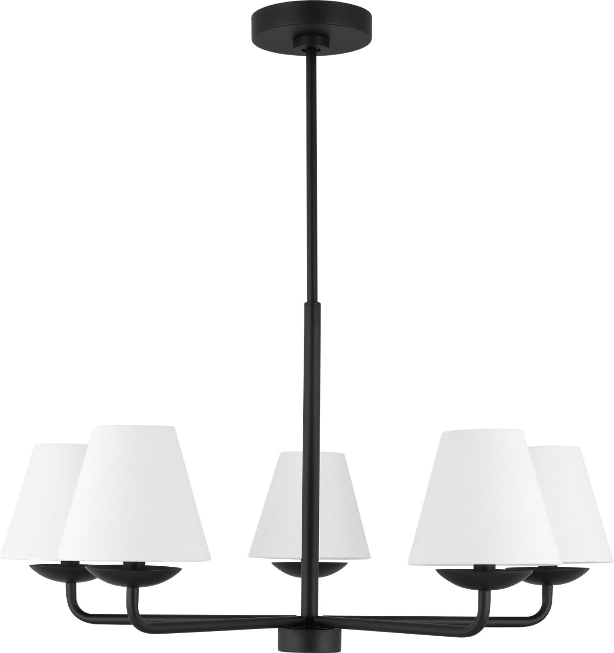 Albion Medium Chandelier Midnight Black