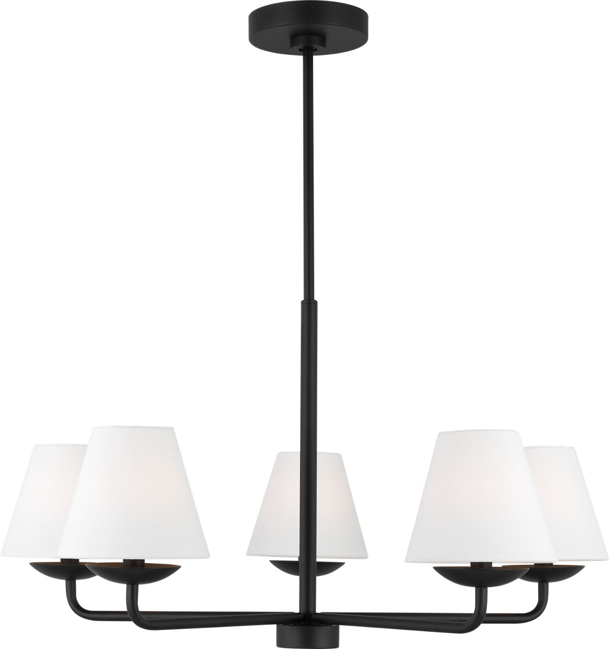 Albion Medium Chandelier Midnight Black