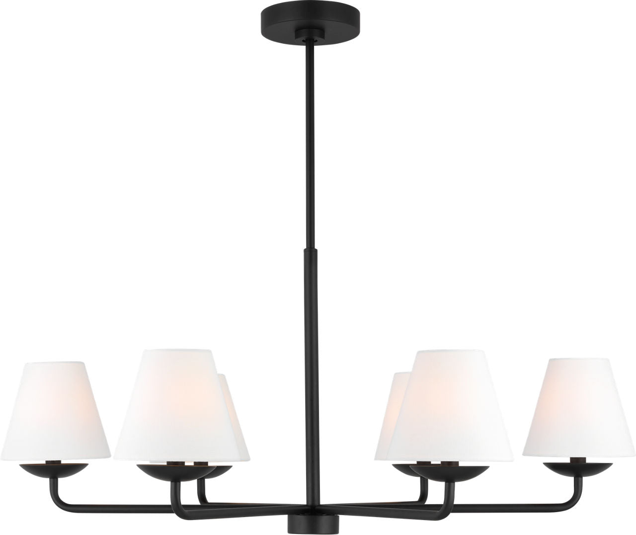 Albion Large Chandelier Midnight Black