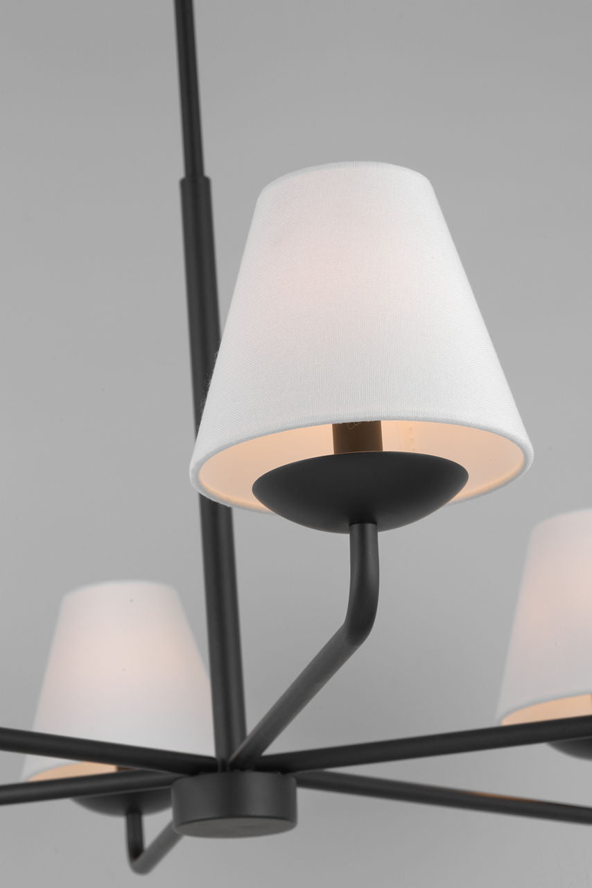 Albion Large Chandelier Midnight Black