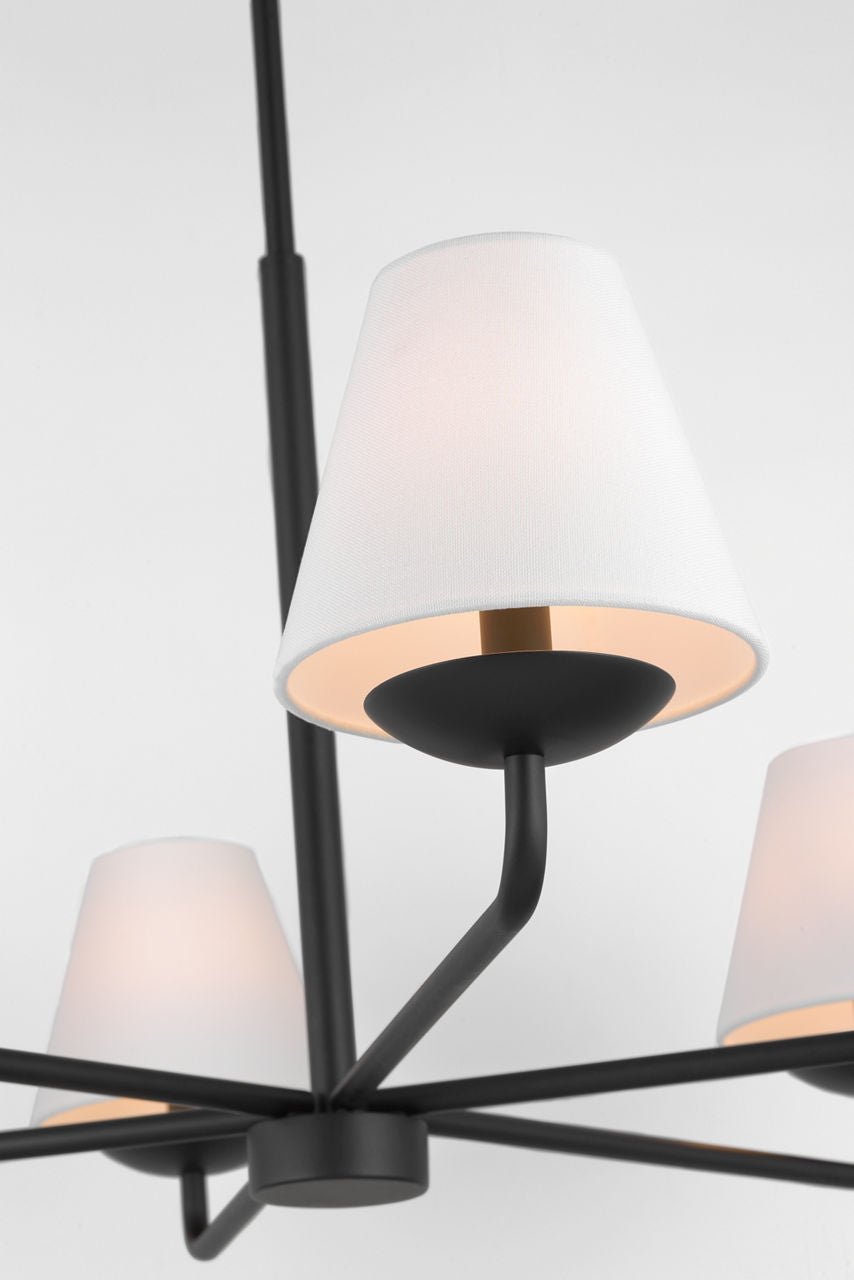 Albion Large Chandelier Midnight Black